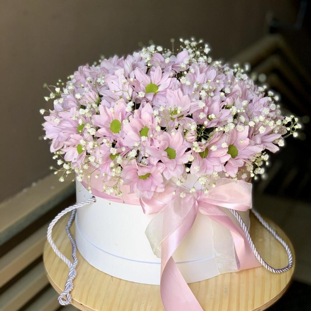 Ромашка в коробке